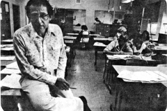 1977 Irv Hoffman with his computer kids. Southeast Sentinel