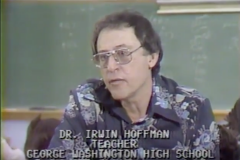 Video from 1978 shown on KRMA (Denver - PBS) highlighting the George Washington High School Computer Lab and teacher Dr. Irwin Hoffman