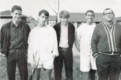 1967 George Washington High School tennis team, Irwin J. Hoffman (right)